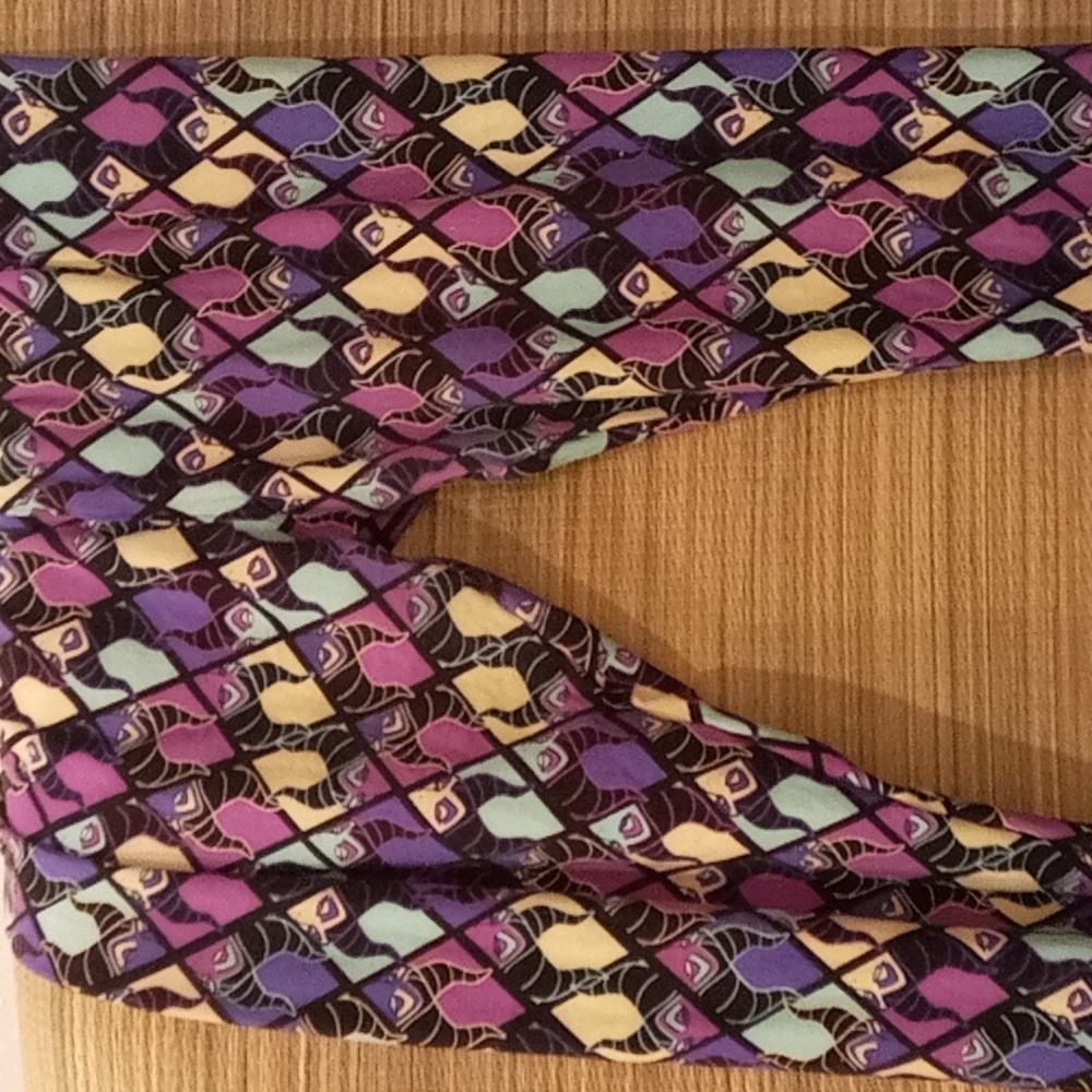 Lularoe Spandex Leggings Disney Maleficent